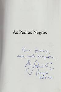 Cruz, Gastao – As Pedras Negras (podpis)