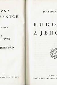 Novák, Jan Bedřich – Rudolf II. a jeho pád