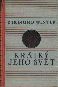 149467. Winter, Zikmund – Krátký jeho svět a jiné pražské obrázky