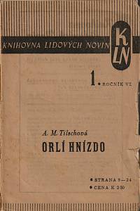 149967. Tilschová, Anna Maria – Orlí hnízdo : román