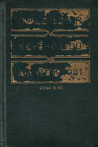 150140. Kapesní kalendář Nového Lidu, Zápisník a všeobecný rádce na rok 1931