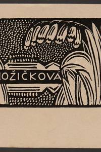 203423. Macková, Anna – [Ex libris Milena] Nožičková