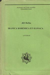 76741. Bečka, Jiří – Iranica bohemica et slovaca, Litterae