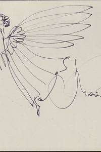 211427. Richterová, Marina – autogram s kresbou