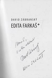 Zábranský, David – Edita Farkaš (podpis)
