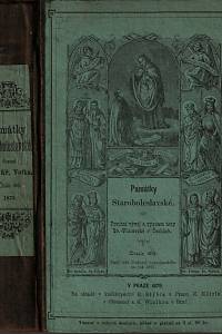33883. Votka, Jan Křtitel – Památky Staroboleslavské čili Prvotní vývoj a význam úcty svatováclavské v Čechách
