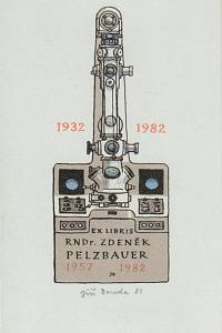 211520. Bouda, Jiří – Ex libris RNDr. Zdeněk Pelzbauer (1932-1982 ; 1957-1982)