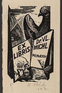 211665. Štěch, Karel – Ex libris Dr. Vl. Michl PH.Mr.R.N.Dr.