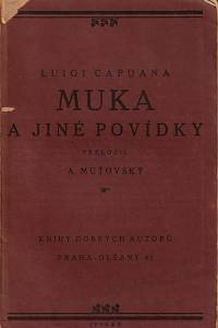 152908. Capuana, Luigi – Muka a jiné povídky