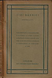 19258. Cizí básníci. Řada druhá