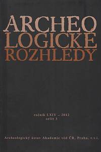 152514. Archeologické rozhledy, Ročník LXIV., šešit 3 (2000)