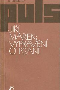 152593. Marek, Jiří – Vyprávění o psaní (podpis)