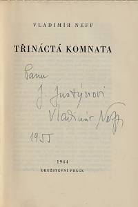 Neff, Vladimír – Třináctá komnata (podpis)