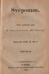 Buckle, Henry Thomas / Adámek, Karel / Smiles, Samuel – Matice lidu: Nástin dějin vzdělanosti ve Francii / Čechy a Italie / Svépomoc