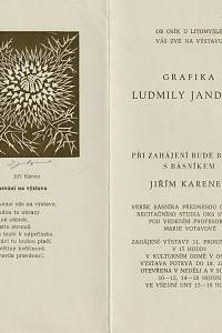 Jandová, Ludmila / Karen, Jiří – Grafika Ludmily Jandové