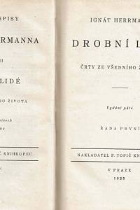 Herrmann, Ignát – Drobní lidé, Črty ze všedního života