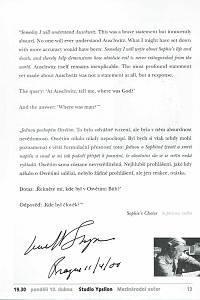 10. festival spisovatelů Praha = Prague Writers’ Festival,  Věnováno Jaroslavu Seifertovi, 9.-15. dubna 2000 (podpisy)