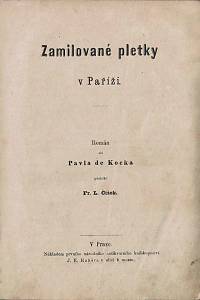 Kock, Paul de – Milostné pletky v Paříži