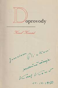 Konrád, Karel – Doprovody (podpis)