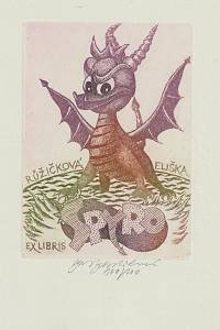 204611. Vychodilová, Olga – Spyro, Exlibris Růžičková Eliška