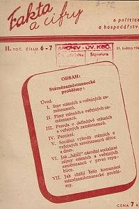 Fakta a cifry o politice a hospodářství, Ročník II., číslo 6-12 (1947)