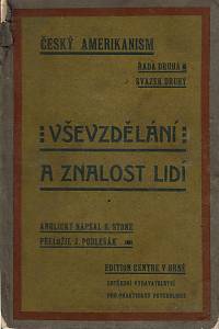 154977. Stone, S. – Vševzdělání a znalost lidí