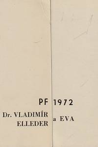 Mézl, Zdeněk – PF 1972 Dr. Vladimír a Eva Elleder