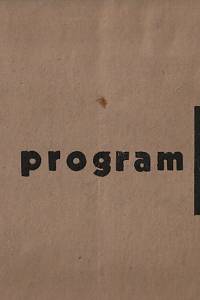 155172. Program D40, Časopis pro umění, Sezona 1939-1940, Páté číslo (7. března 1940)