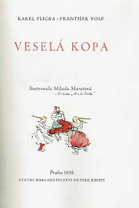 Plicka, Karel / Volf, František – Veselá kopa (podpis)