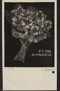 212920. Macková, Anna – P.F. 1936. A. Macková