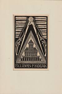 205222. Kobliha, František – Exlibris F. Kozák