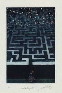 212937. Černoš, Jan – Into the Labyrinth, Wang Ying exlibris