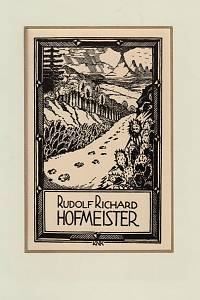 212954. Konůpek, Jan – [Ex libris] Rudolf Richard Hofmeister