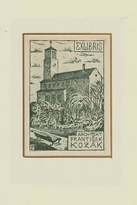 212959. Konůpek, Jan – Exlibris architekt František Kozák