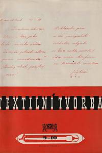 155435. Textilní tvorba, Ročník II., číslo 9-10 (1950)