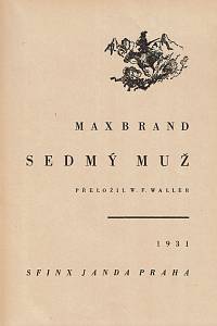 Brand, Max [= Faust, Frederick Schiller] – Sedmý muž