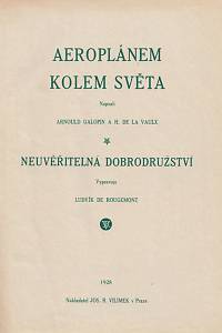 Dobrodružný svět, Ilustrovaný týdeník pro každého, Ročník I. (1927-28)