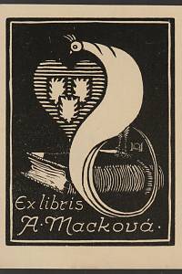 202460. Macková, Anna – Ex libris A. Macková