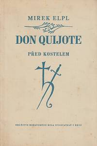 30454. Elpl, Mirek [= Elpl, Eduard] – Don Quijote před kostelem : báseň Mirka Elpla (podpis)