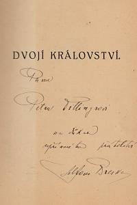 Breska, Alfons – Dvojí království (podpis)