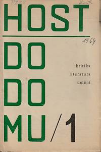 156141. Host do domu, Kritika, literatura, umění, Ročník XI., číslo 1 (1964)