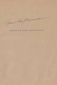 Neumann, Stanislav Kostka – Francouzská revoluce (podpis)