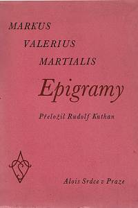 86925. Martialis, Markus Valerius – Epigramy