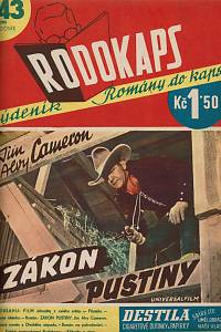 Rodokaps, Týdeník Romány do kapsy (konvolut 8 čísel 1937-1941)