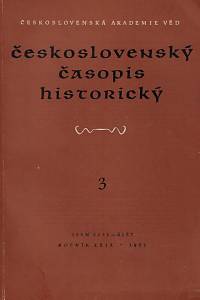 80894. Československý časopis historický. Ročník XXIX, číslo 3 (1981)