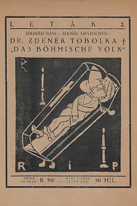 157733. Bass, Eduard [= Schmidt, Eduard] – Dr. Zdeněk Tobolka † - Das böhmische Volk