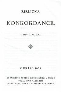 156712. Biblická konkordance