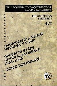 27365. Securitas imperii : sborník k problematice bezpečnostních služeb. 4/I (1998)