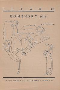 153138. Bass, Eduard [= Schmidt, Eduard] – Komenský 1918