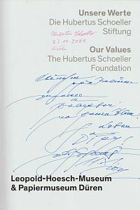 Unsere Werte, Die Hubertus Schoeller Stiftung / Our Values, The Hubertus Schoeller Foundation